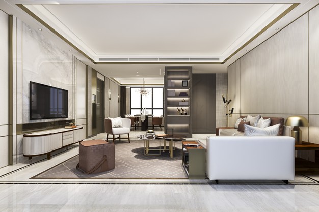 loft-luxury-living-room-with-bookshelf-near-dining-table_105762-1796